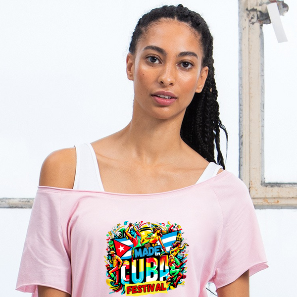 T-Shirt Donna Flashdance Made in Cuba