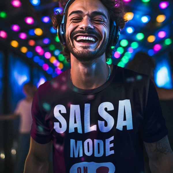 T-Shirt Uomo Cotone "Salsa ON"