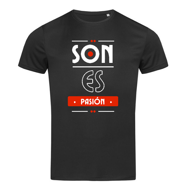 T-Shirt Uomo Sportiva in tessuto morbido e leggermente lucido  "Son ES Pasión"