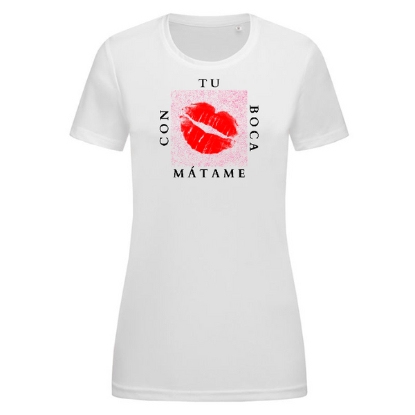 T-Shirt Sport Donna "Tu Boca Tiene Veneno"
